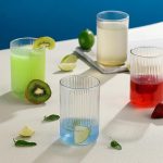 Plastic Glass Set of 6 - TransparentCasa Glass,Reusable and Easy to Clean, Everyday Drinkware(300 ml)